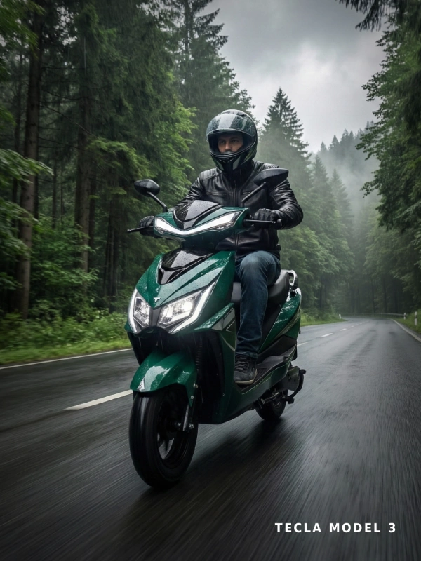 Tecla Model 3 - Dual LED Headlamp Electric Scooty in Ranchi
